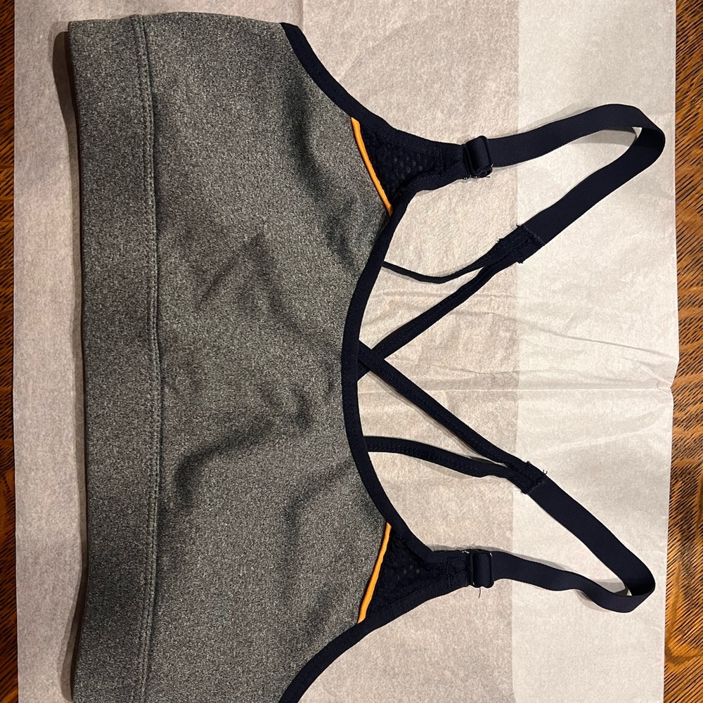 Champion Gray and Navy Sports Bra